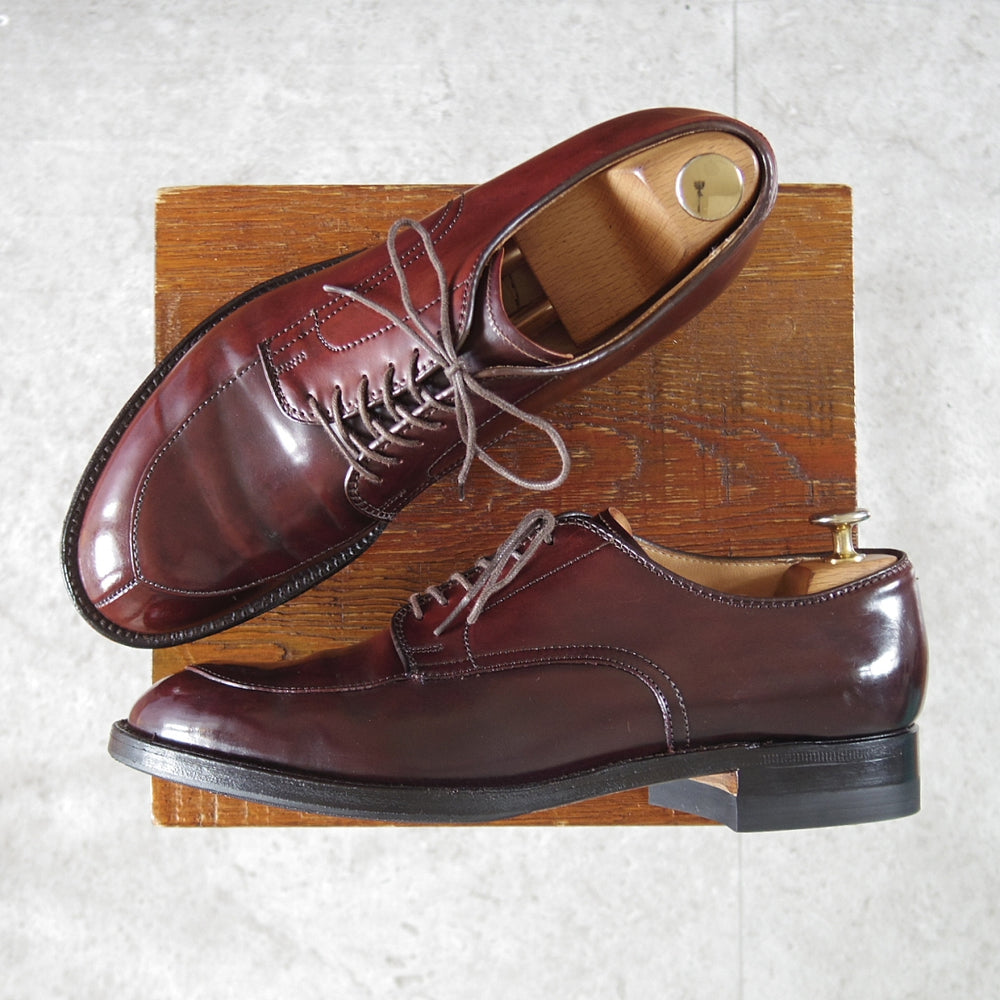 極上★オールデン 7.5D【定価￥217,800-★コードバン/モディファイドラスト/54321】Vチップ/#8/バーガンディー/赤茶/メンズ/ALDEN★o748