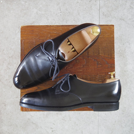 極上★CALMANTHOLOGY/カルマンソロジー SIZE 6【定価￥163,900-★Vフロント/SOUTHERN TIE】A1111/(仏)デュプイ社のサドルカーフ/黒★p323