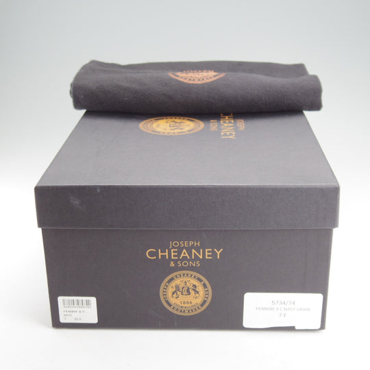 未使用★(英)チーニー 7F【定価￥104,500-★ブーツ版ケンゴン/ヴェルトショーン製法】PENNINE 2 C/コマンドソール/紺/CHEANEY★o182