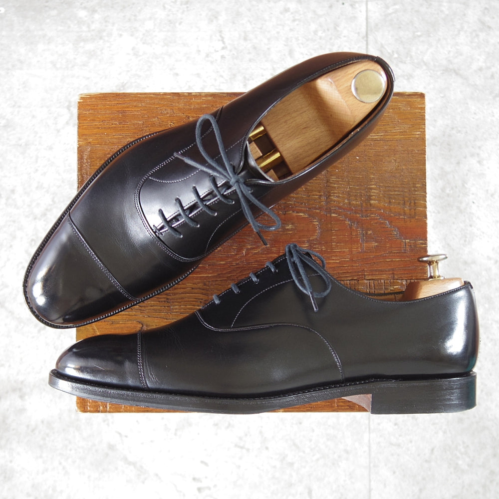 極上★チャーチ 85F/UK8.5【定価￥192,500-★コンサル/CONSUL】173ラスト/ストレートチップ/カーフ/黒/メンズ/Church's★o749