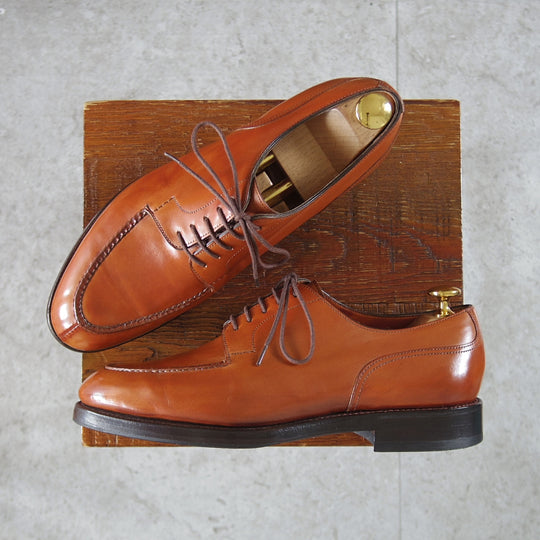 ★エドワードグリーン 5.5E【現行定価￥324,500-★DOVER/ドーバー】202ラスト/スキンステッチ/Uチップ/茶/メンズ/EDWARD GREEN★o750