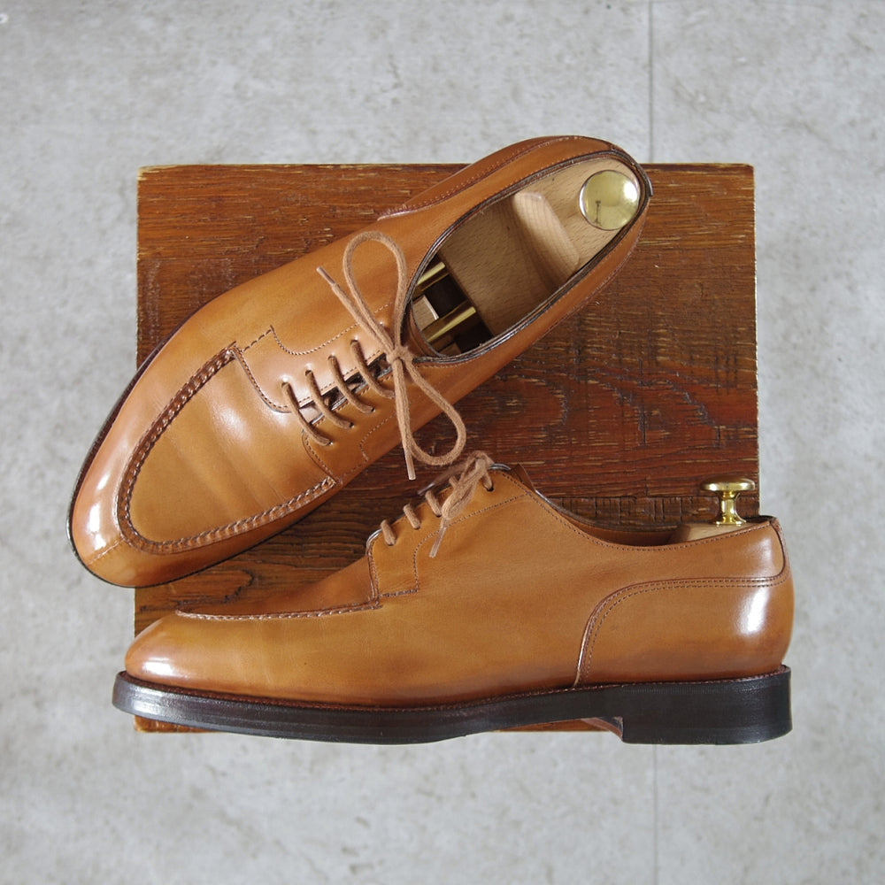 ★エドワードグリーン 5.5E【現行定価￥324,500-★DOVER/ドーバー】202ラスト/スキンステッチ/Uチップ/薄茶/EDWARD GREEN★o751