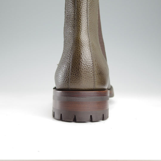 未使用★(英)チーニー 7F【現行定価10万円以上★ヴェルトショーン製法/RIBBLE C】コマンドソール/サイドゴアブーツ/オリーブ/CHEANEY★o183