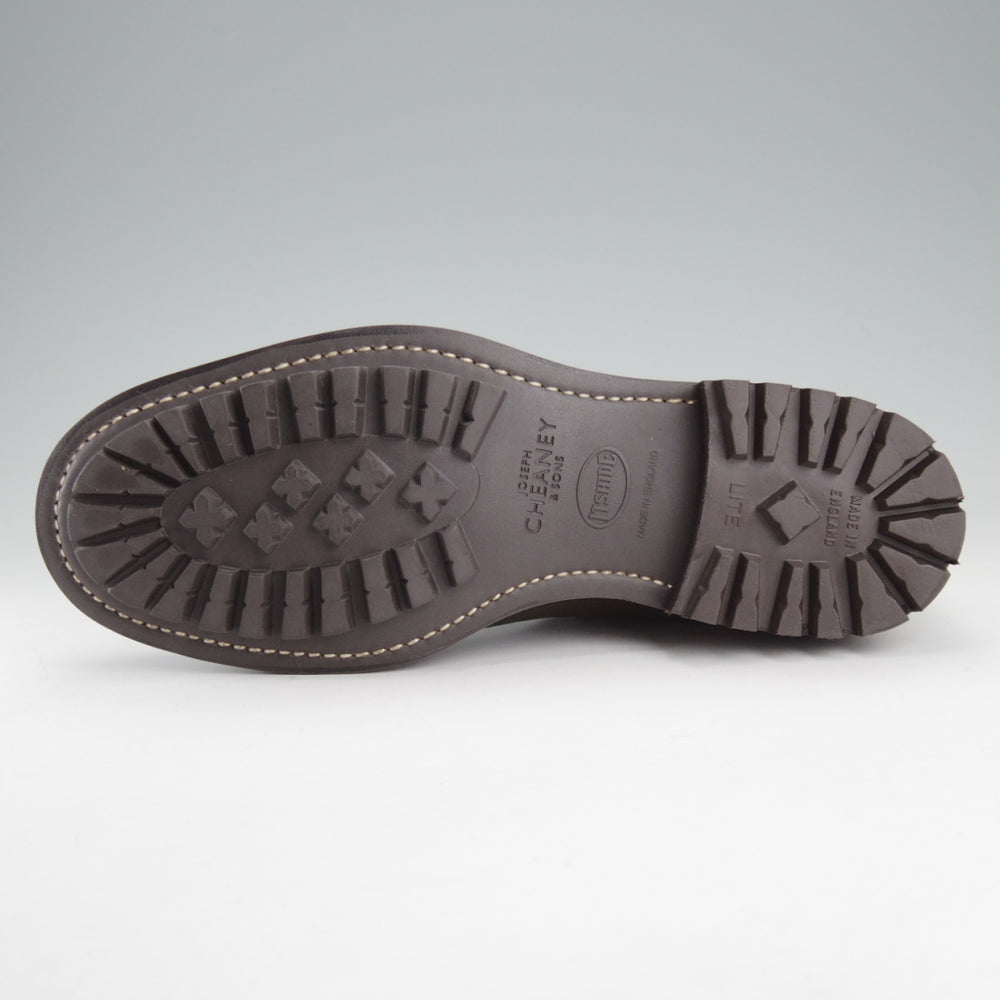 未使用★(英)チーニー 7F【現行定価10万円以上★ヴェルトショーン製法/RIBBLE C】コマンドソール/サイドゴアブーツ/オリーブ/CHEANEY★o183