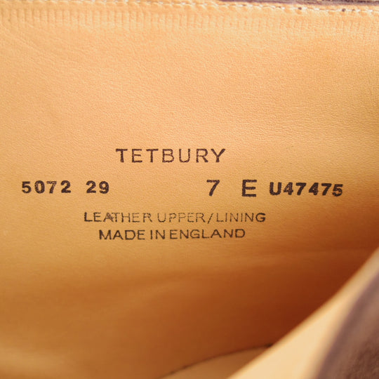 ほぼ未使用★クロケット&ジョーンズ 7E【定価￥104,500-★ダイナイトソール/TETBURY】348ラスト/チャッカブーツ/スエード/濃茶★o187