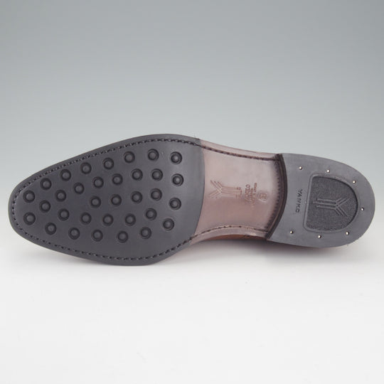 ほぼ未使用★(スペイン製)YANKO/ヤンコ SIZE 8【グッドイヤーウェルテッド製法★クォーターブローグ/14794】カーフ/薄茶/メンズ★p317
