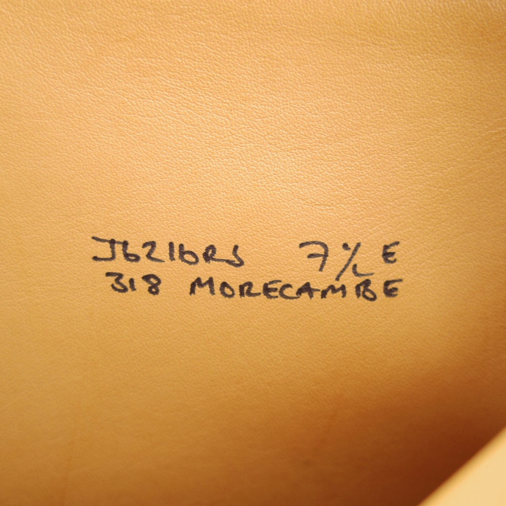 未使用★クロケット&ジョーンズ 7.5E【現行定価10万円以上★ダイナイトソール/バーニーズNY別注/MORECAMBE】318ラスト/ブーツ/紺★o189