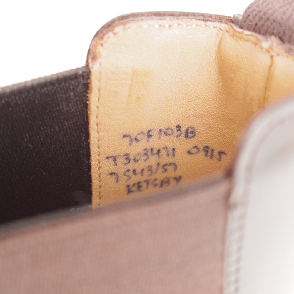 未使用★チャーチ 70F/UK7【5都市ロゴ★KETSBY/サイドゴアブーツ】103Bラスト/LIGHT EBONY/ライトエボニー/濃茶/Church's★o196