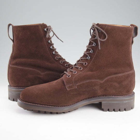 未使用★クロケット&ジョーンズ 6.5E【現行定価10万円以上★RADNOR/レースアップブーツ】228ラスト/スエード/濃茶/Crockett&Jones★o740