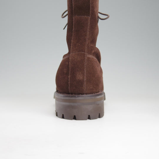 未使用★クロケット&ジョーンズ 6.5E【現行定価10万円以上★RADNOR/レースアップブーツ】228ラスト/スエード/濃茶/Crockett&Jones★o740