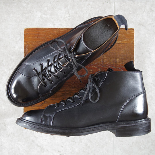 極上★トリッカーズ SIZE 8.5【定価￥143,000-★ダイナイトソール仕様/モンキーブーツ】Ethan/M6077/カーフ/黒/メンズ/Tricker's★o188