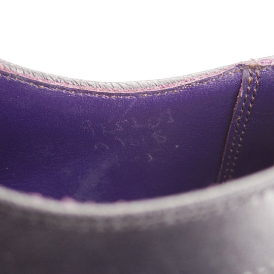 極上★トリッカーズ SIZE 9【現行定価10万円以上★M7818(プレーントゥ)のアレンジモデル/セミブローグ】ボックスカーフ/黒/Tricker's★o741