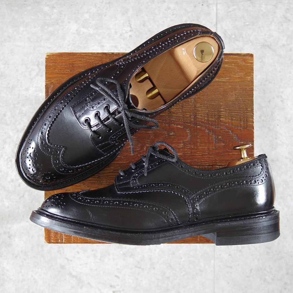極上★トリッカーズ SIZE 7.5【定価￥132,000-★ダイナイトソール/BOURTON/バートン】5633/カントリーシューズ/黒/Tricker's★o191