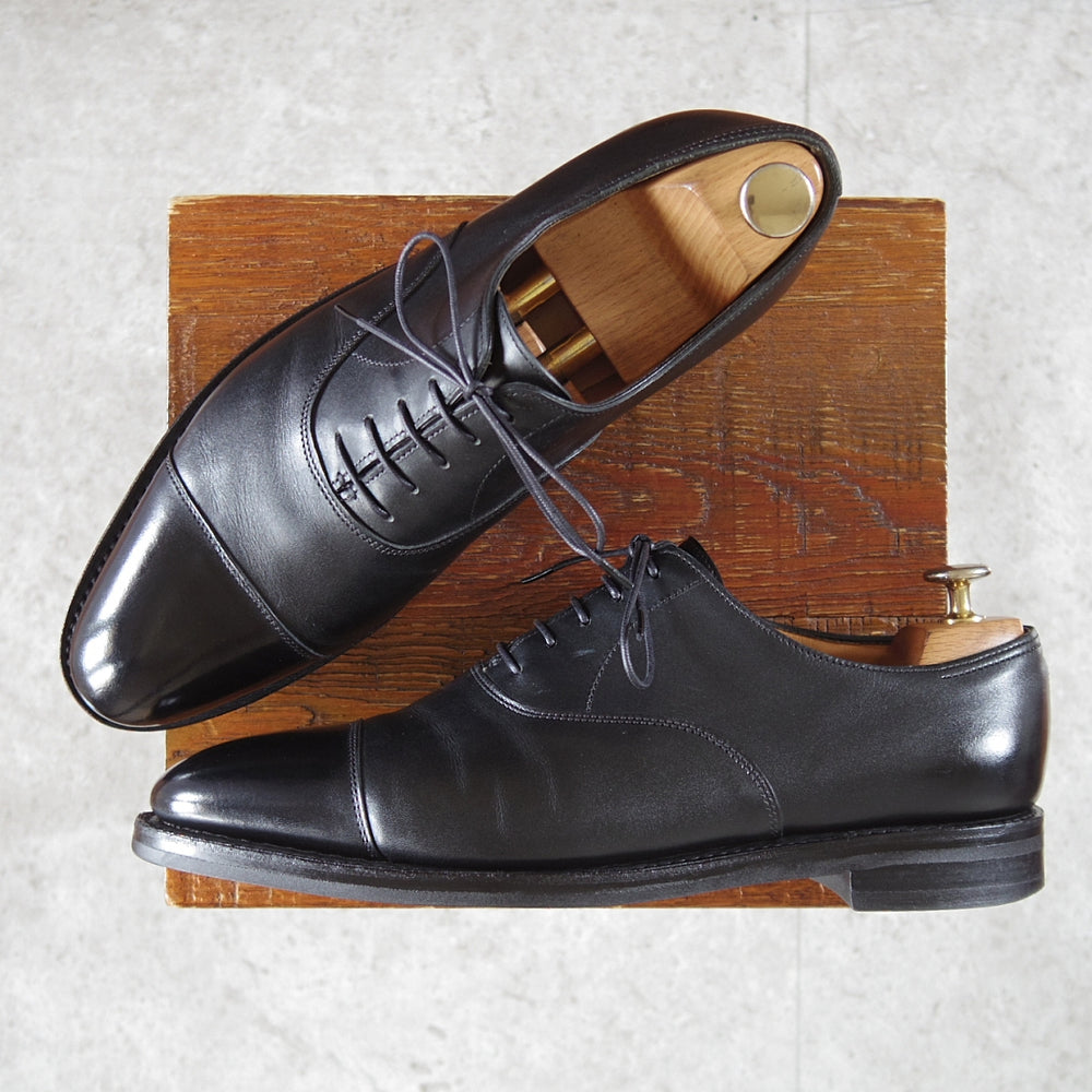 極上★ジョンロブ 7E【定価￥228,800-★アクアカーフ仕様のシティ2/CITY/7000ラスト】ストレートチップ/黒/メンズ/JOHN LOBB★o195