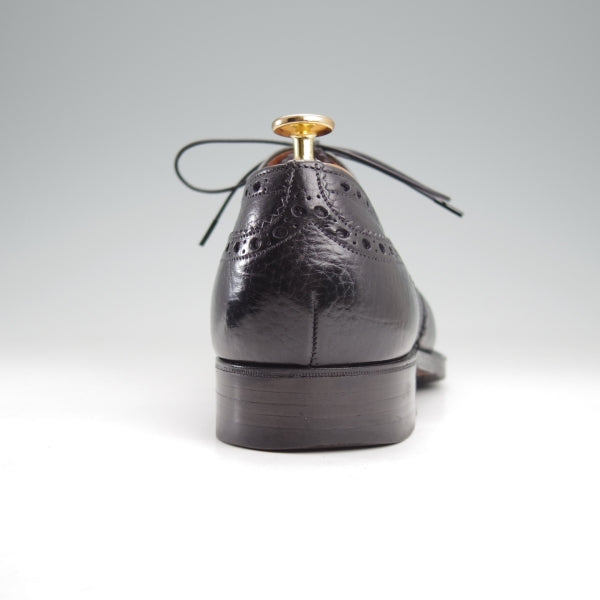 極上★チャーチ 90F/UK9【貴重★2都市ロゴ時代(～70's)/Simpson別注】81ラスト/フルブローグ/シボ革/黒/メンズ/Church's★n697