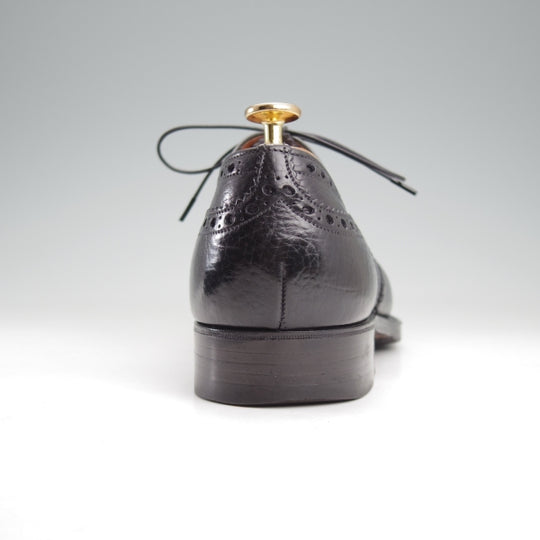 極上★チャーチ 90F/UK9【貴重★2都市ロゴ時代(～70's)/Simpson別注】81ラスト/フルブローグ/シボ革/黒/メンズ/Church's★n697