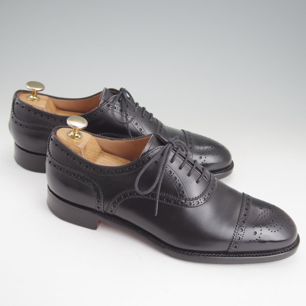 極上★(英)チーニー 6F【定価￥97,900-★WILFRED/ウィルフレッド】125ラスト/セミブローグ/カーフ/黒/メンズ/CHEANEY★p320