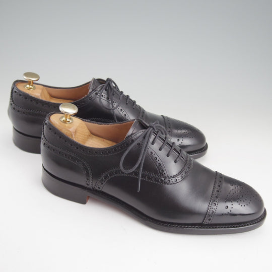 極上★(英)チーニー 6F【定価￥97,900-★WILFRED/ウィルフレッド】125ラスト/セミブローグ/カーフ/黒/メンズ/CHEANEY★p320