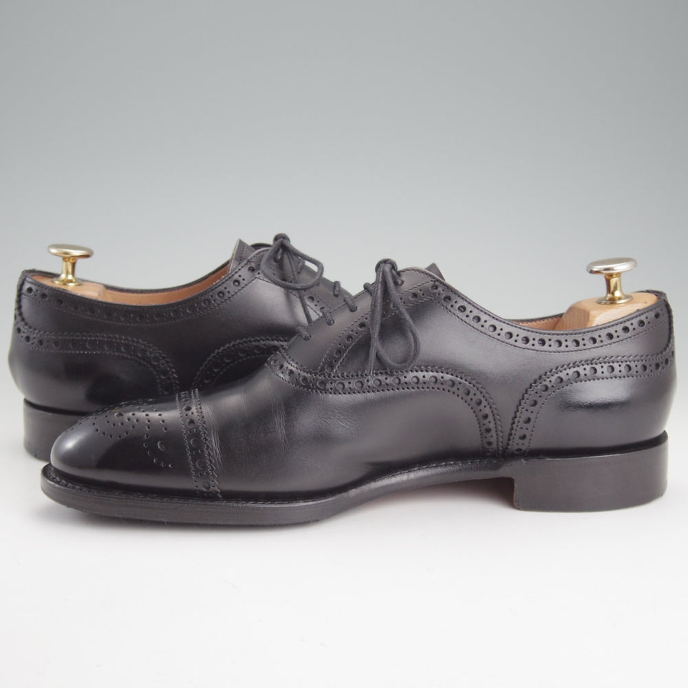 極上★(英)チーニー 6F【定価￥97,900-★WILFRED/ウィルフレッド】125ラスト/セミブローグ/カーフ/黒/メンズ/CHEANEY★p320