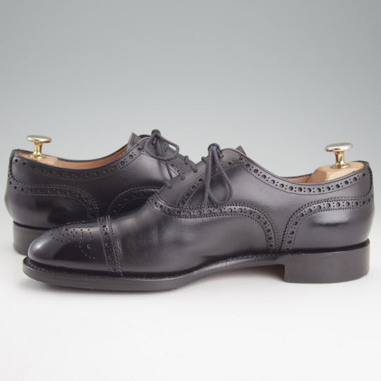 極上★(英)チーニー 6F【定価￥97,900-★WILFRED/ウィルフレッド】125ラスト/セミブローグ/カーフ/黒/メンズ/CHEANEY★p320