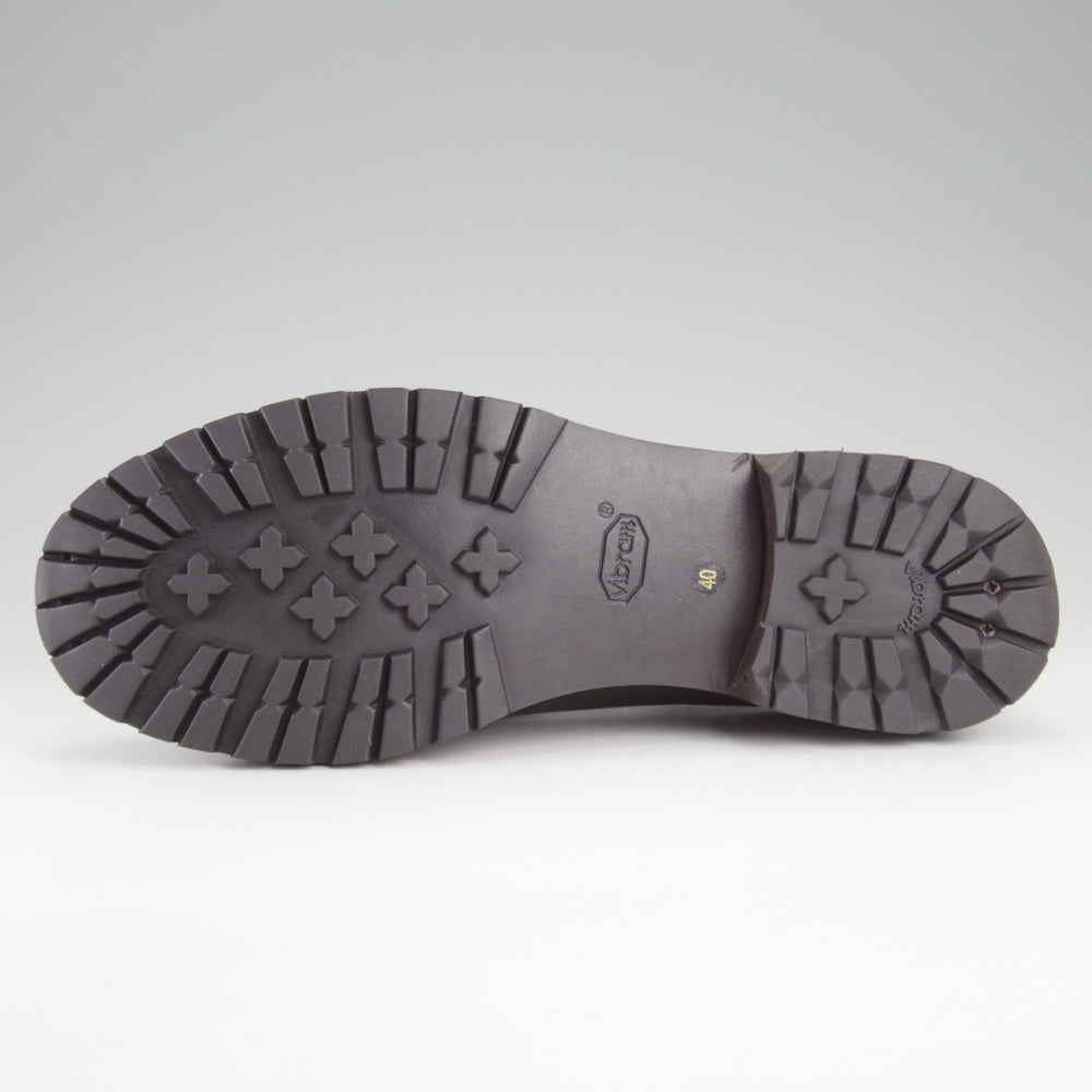 極上★(伊)F.LLIジャコメッティ SIZE 40【定価￥137,500-★マルモラーダ/ノルベジェーゼ製法/FG119】チロリアンシューズ/深緑★o742