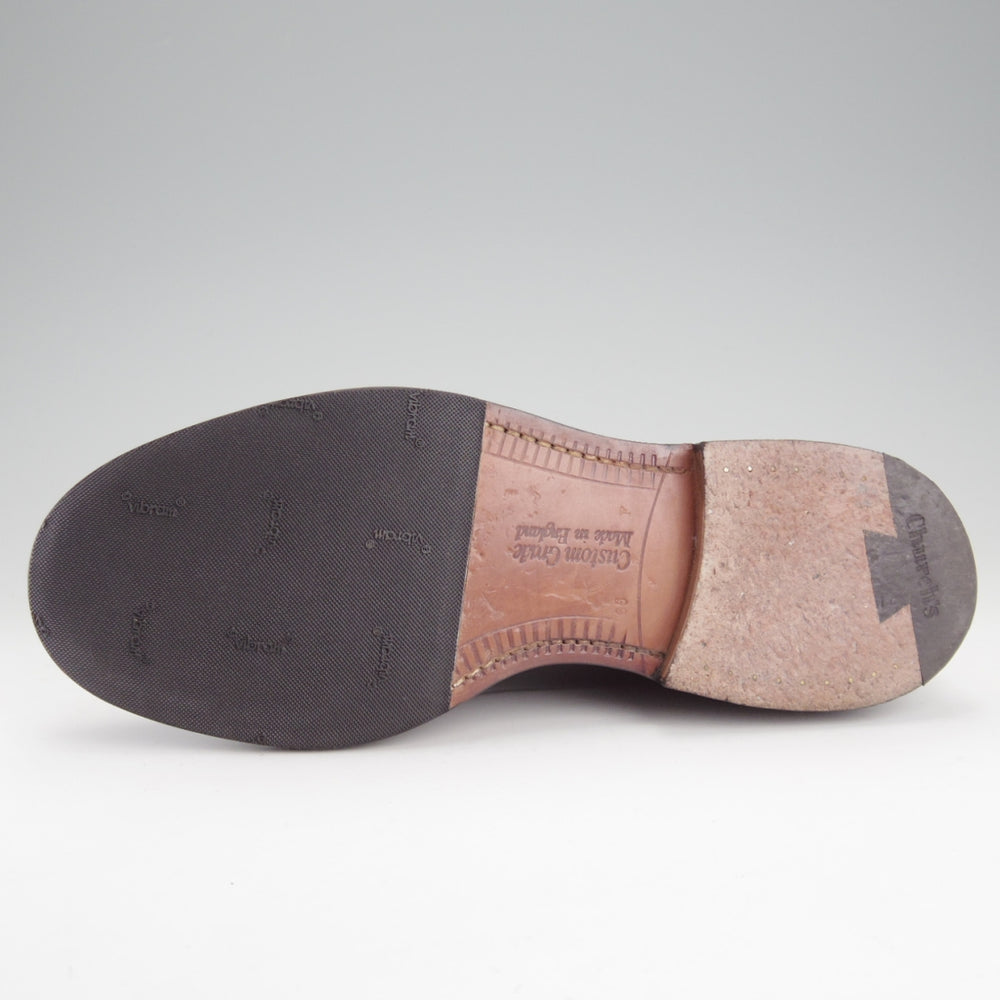 極美品★チャーチ 65F/UK6.5【定価￥192,500-★SHANNON/シャノン】103ラスト/プレーントゥ/黒/メンズ/Church's★o184