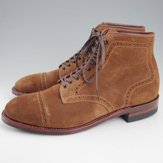 未使用★オールデン 6.5D【現行定価17万円以上★モディファイドラスト/トゥモローランド別注】41822H/ブーツ/スエード/茶/ALDEN★o743