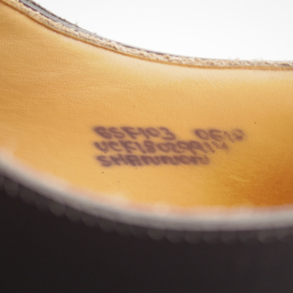極美品★チャーチ 65F/UK6.5【定価￥192,500-★SHANNON/シャノン】103ラスト/プレーントゥ/黒/メンズ/Church's★o184