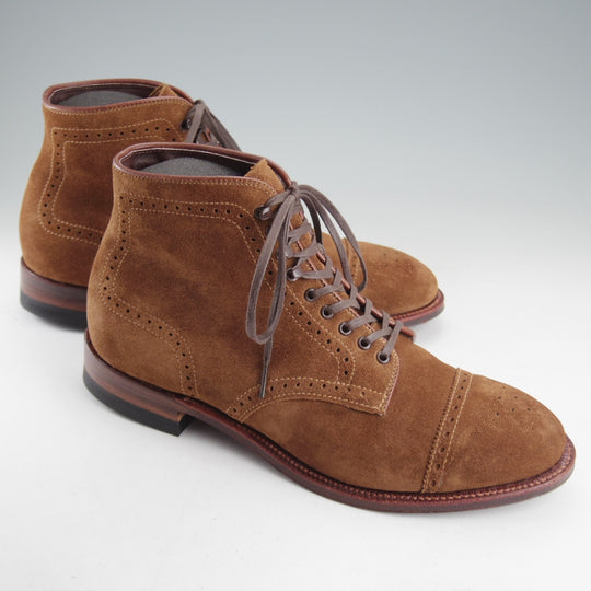 未使用★オールデン 6.5D【現行定価17万円以上★モディファイドラスト/トゥモローランド別注】41822H/ブーツ/スエード/茶/ALDEN★o743