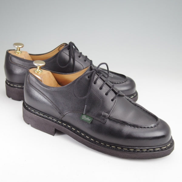 極上★パラブーツ SIZE 8【定価￥96,800-★シャンボード/CHAMBORD】リスレザー/TEXソール/Uチップ/NOIR/黒/メンズ/Paraboot★n184