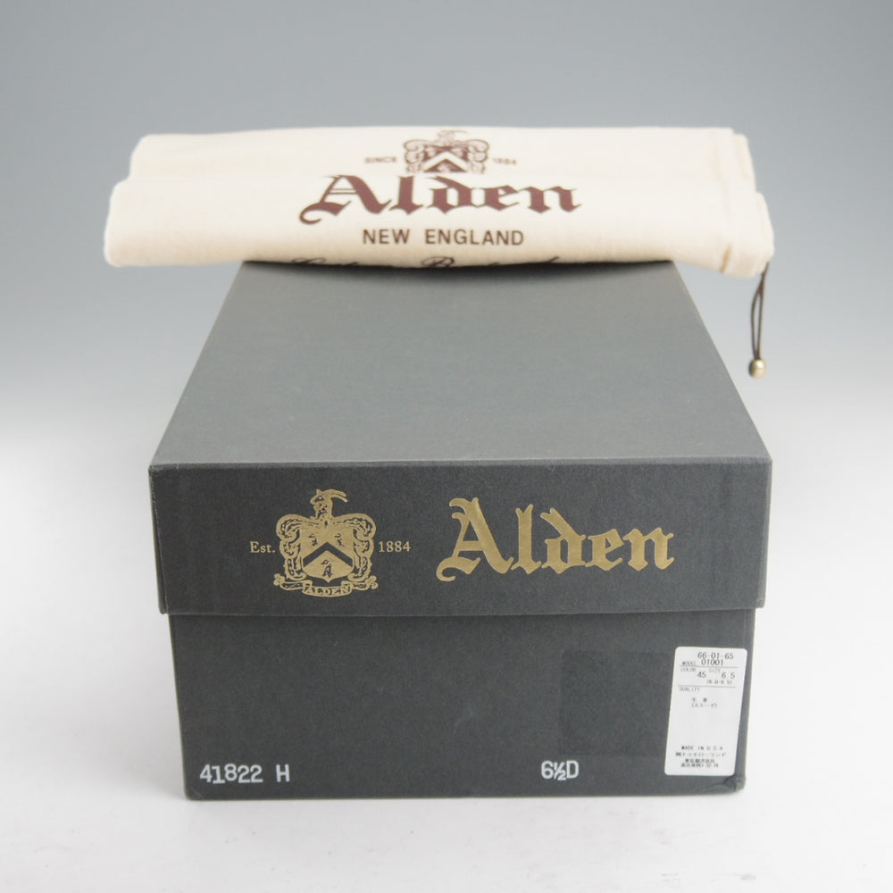 未使用★オールデン 6.5D【現行定価17万円以上★モディファイドラスト/トゥモローランド別注】41822H/ブーツ/スエード/茶/ALDEN★o743