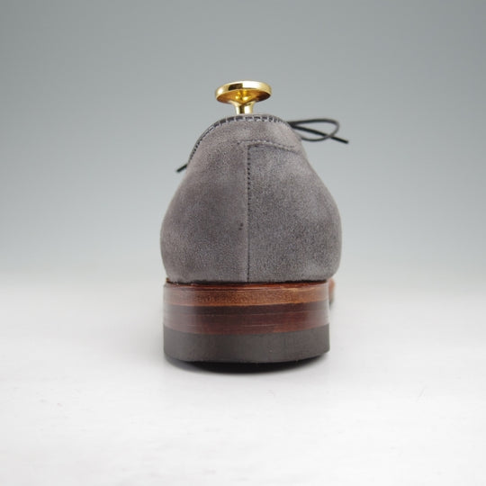 美品★オールデン 5.5D【現行定価17万円以上★モディファイドラスト/Vチップ/(新潟)ナトリヤ別注】N2609/スエード/灰/メンズ/ALDEN★n698