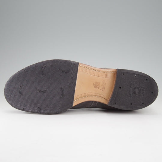 美品★オールデン 5.5D【現行定価17万円以上★モディファイドラスト/Vチップ/(新潟)ナトリヤ別注】N2609/スエード/灰/メンズ/ALDEN★n698