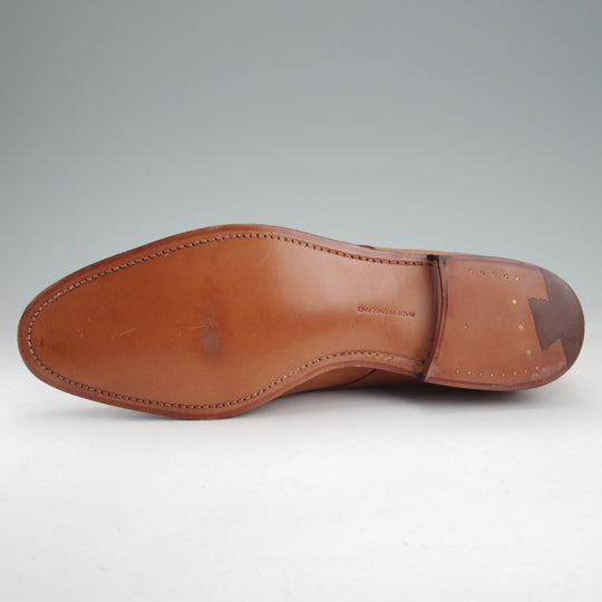 未使用★クロケット&ジョーンズ UK7.5程度【貴重★ラルフローレン別注/Ralph Lauren】モンクストラップ/薄茶/Crockett&Jones★o185