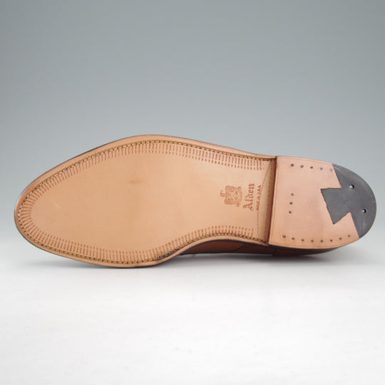 未使用★オールデン 6.5E【現行定価17万円以上★NST/ノルウィージャンフロント/962】アバディーンラスト/Uチップ/カーフ/茶/ALDEN★o744