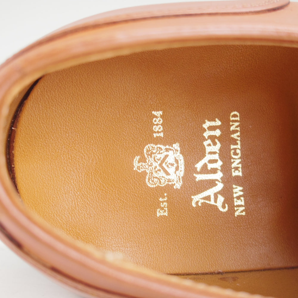 未使用★オールデン 6.5E【現行定価17万円以上★NST/ノルウィージャンフロント/962】アバディーンラスト/Uチップ/カーフ/茶/ALDEN★o744