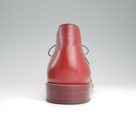 使用僅か★(伊)シルヴァノ・ラッタンジ SIZE 9【オーダー品★ハンドソーンウェルテッド製法】チャッカブーツ/赤茶/Silvano Lattanzi★p322