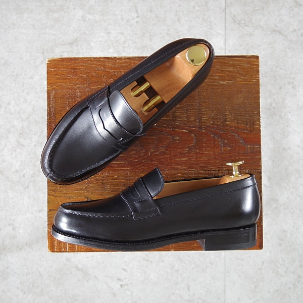 ほぼ未使用★J.M.ウエストン(レディース) 3C【定価￥156,200-★コインローファー/180】82ラスト/カーフ/黒/Weston/ウェストン★n706