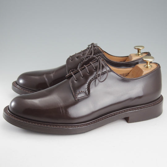 美品★チャーチ 80F/UK8【定価￥203,500-★SHANNON/シャノン】103ラスト/プレーントゥ/LIGHT EBONY/濃茶/メンズ/Church's★o745