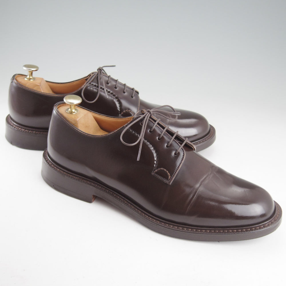 美品★チャーチ 80F/UK8【定価￥203,500-★SHANNON/シャノン】103ラスト/プレーントゥ/LIGHT EBONY/濃茶/メンズ/Church's★o745