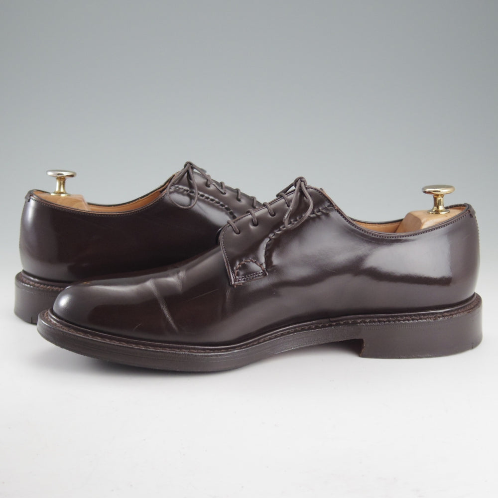 美品★チャーチ 80F/UK8【定価￥203,500-★SHANNON/シャノン】103ラスト/プレーントゥ/LIGHT EBONY/濃茶/メンズ/Church's★o745