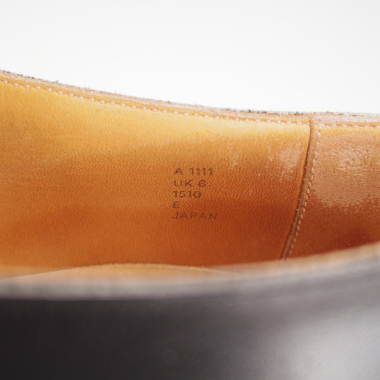 極上★CALMANTHOLOGY/カルマンソロジー SIZE 6【定価￥163,900-★Vフロント/SOUTHERN TIE】A1111/(仏)デュプイ社のサドルカーフ/黒★p323