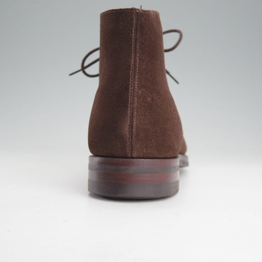 ほぼ未使用★クロケット&ジョーンズ 7E【定価￥104,500-★ダイナイトソール/TETBURY】348ラスト/チャッカブーツ/スエード/濃茶★o187