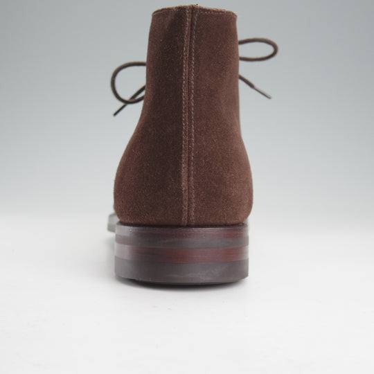 ほぼ未使用★クロケット&ジョーンズ 7E【定価￥104,500-★ダイナイトソール/TETBURY】348ラスト/チャッカブーツ/スエード/濃茶★o187