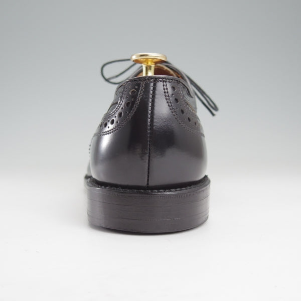 極美品★(米)アレンエドモンズ 10D【現行定価10万円以上★McAllister/フルブローグ】ポリッシュレザー/黒/メンズ/ALLEN EDMONDS★n700