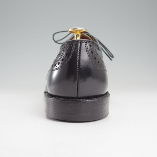 極美品★(米)アレンエドモンズ 10D【現行定価10万円以上★McAllister/フルブローグ】ポリッシュレザー/黒/メンズ/ALLEN EDMONDS★n700