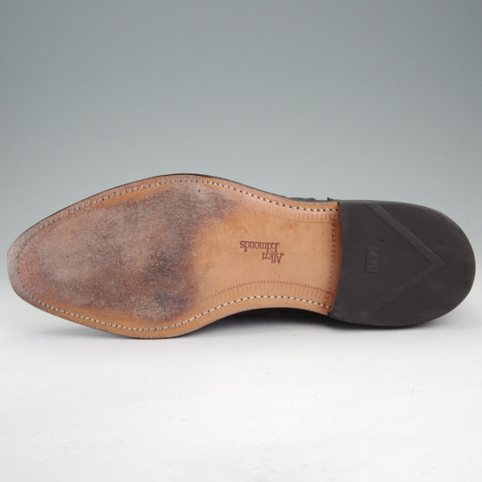 極美品★(米)アレンエドモンズ 10D【現行定価10万円以上★McAllister/フルブローグ】ポリッシュレザー/黒/メンズ/ALLEN EDMONDS★n700