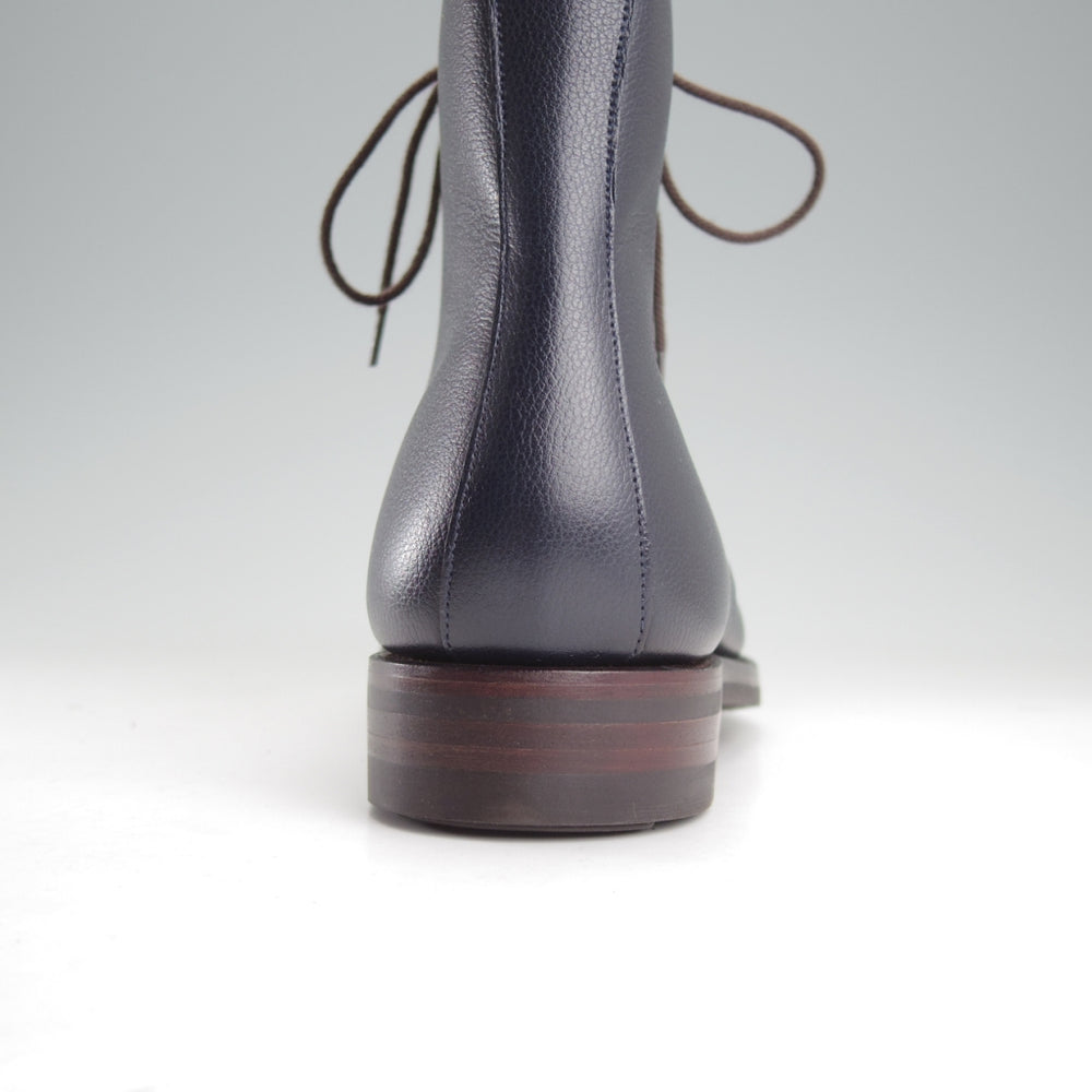 未使用★クロケット&ジョーンズ 7.5E【現行定価10万円以上★ダイナイトソール/バーニーズNY別注/MORECAMBE】318ラスト/ブーツ/紺★o189