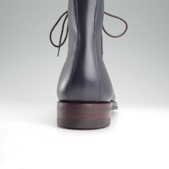 未使用★クロケット&ジョーンズ 7.5E【現行定価10万円以上★ダイナイトソール/バーニーズNY別注/MORECAMBE】318ラスト/ブーツ/紺★o189