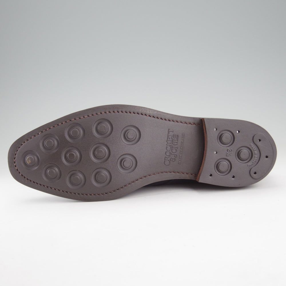 未使用★クロケット&ジョーンズ 7.5E【現行定価10万円以上★ダイナイトソール/バーニーズNY別注/MORECAMBE】318ラスト/ブーツ/紺★o189